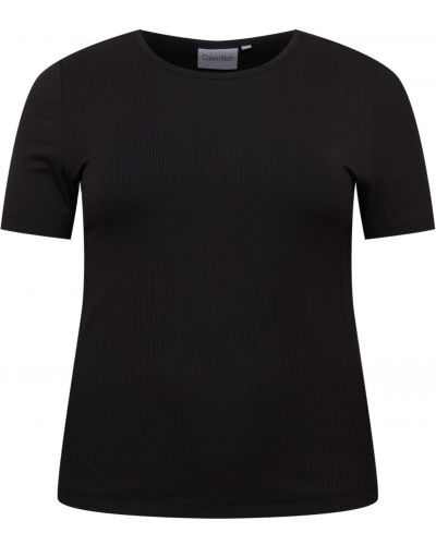 Тениска Calvin Klein Curve черно