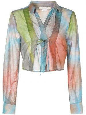 Укороченная шерстяная блузка с завязками Paloma Wool