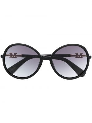 Oversize слънчеви очила Max Mara черно