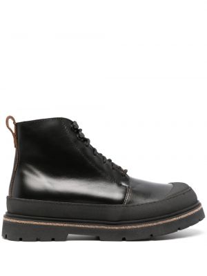 Kožené kotníkové boty Birkenstock černé
