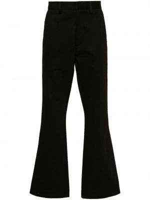 Bavlnené rovné nohavice Amiri čierna