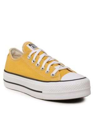 Scarpe in tela Converse giallo