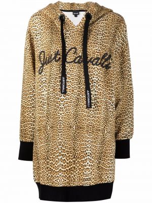 Leopard trykt bomull lang topp Just Cavalli