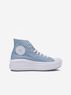 Sneakers με πλατφόρμα με μοτίβο αστέρια Converse Chuck Taylor All Star γκρι