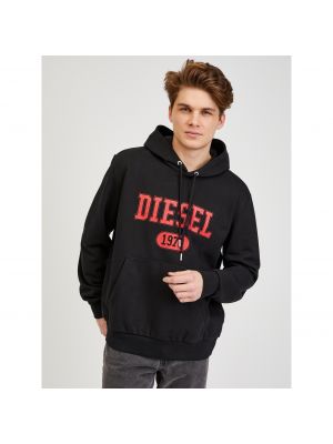 Kapučdžemperis Diesel melns