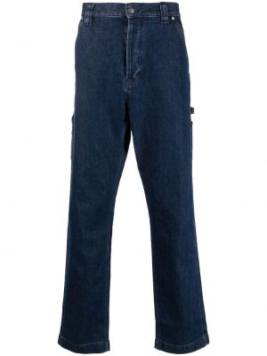Straight leg jeans Woolrich blu