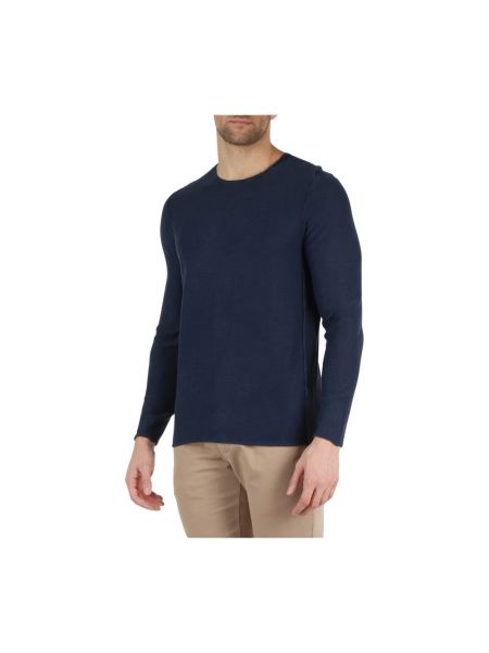 Sweter bawełniany Replay niebieski
