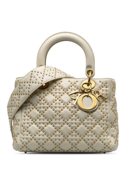 Τσάντα με καρφιά Christian Dior Pre-owned λευκό