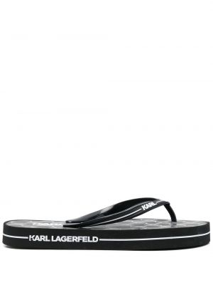 Flip flopi ar apdruku Karl Lagerfeld