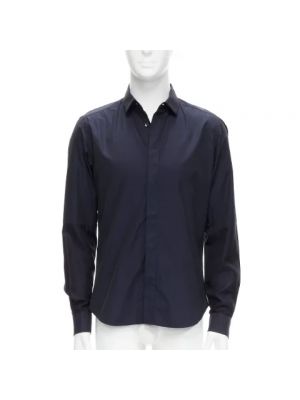 Camisa de algodón Valentino Vintage azul