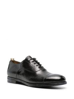 Chaussures oxford en cuir Officine Creative noir