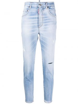 Skinny džíny s vysokým pasem Dsquared2