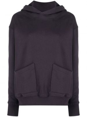 Kokvilnas kapučdžemperis ar kabatām Maison Margiela violets