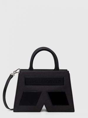 Чорна сумка шопер Karl Lagerfeld