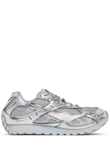 Sneakers i nät Bottega Veneta silver