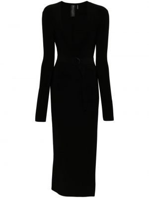 Dlouhé šaty Norma Kamali čierna