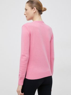 Gyapjú pulóver Mc2 Saint Barth rózsaszín