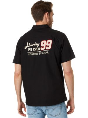 Рубашка с коротким рукавом Hurley черная