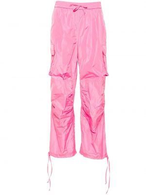 Pantaloni cargo cu croială lejeră Msgm roz