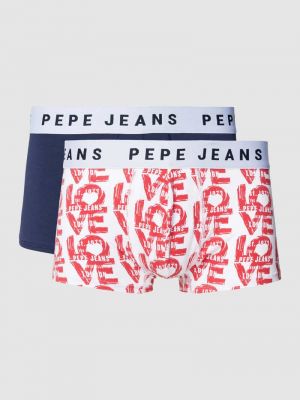 Czerwone bokserki slim fit Pepe Jeans