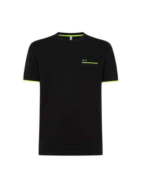 Casual t-shirt mit taschen Sun68 schwarz