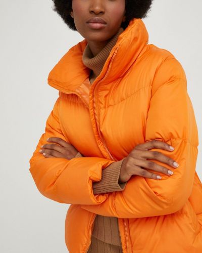 Answear Lab rövid kabát női, narancssárga, téli