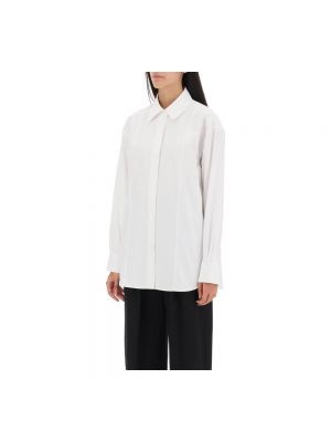 Koszula z cekinami oversize Alexander Wang biała