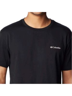 T-shirt mit kurzen ärmeln Columbia schwarz