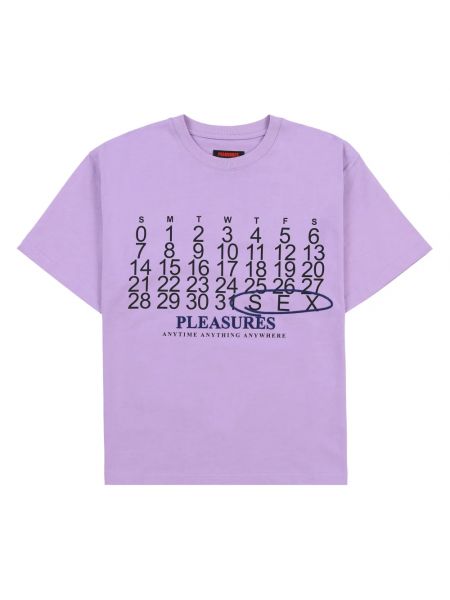 T-shirt aus baumwoll Pleasures lila