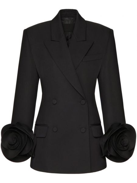 Dobbeltradet blazer Valentino Garavani sort