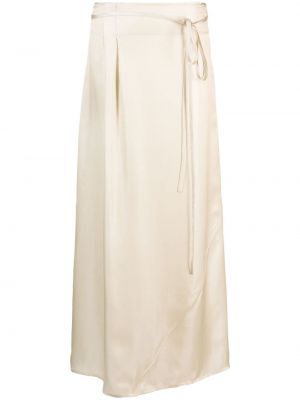 Plisovaná dlhá sukňa Nells Nelson biela