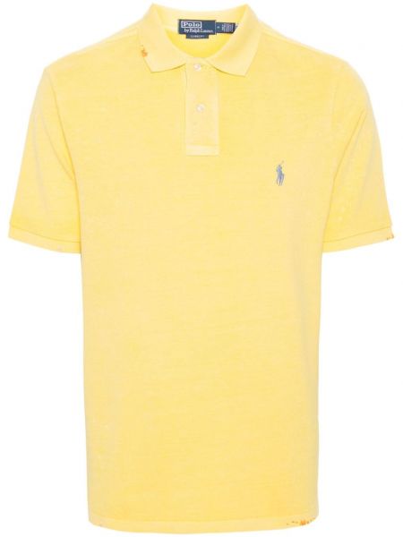 Поло тениска Polo Ralph Lauren жълто