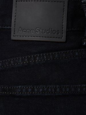Loose fit kavbojke z visokim pasom Acne Studios modra