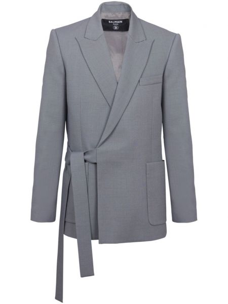 Crepe blazer Balmain grå