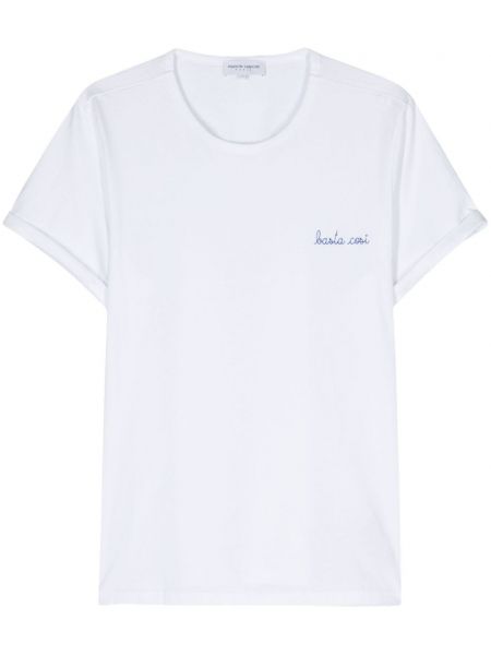 Μπλούζα με κέντημα Maison Labiche λευκό