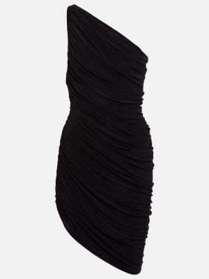 Ασύμμετρη φόρεμα Norma Kamali μαύρο