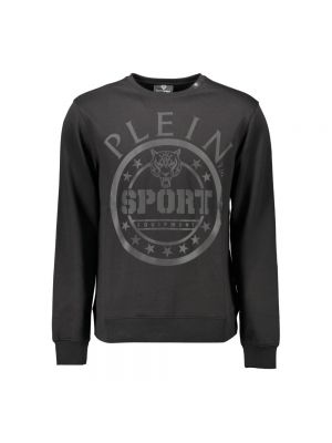 Sweter z nadrukiem Plein Sport czarny