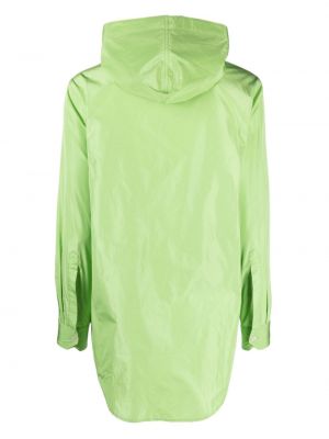 Košile s kapucí Plan C zelená