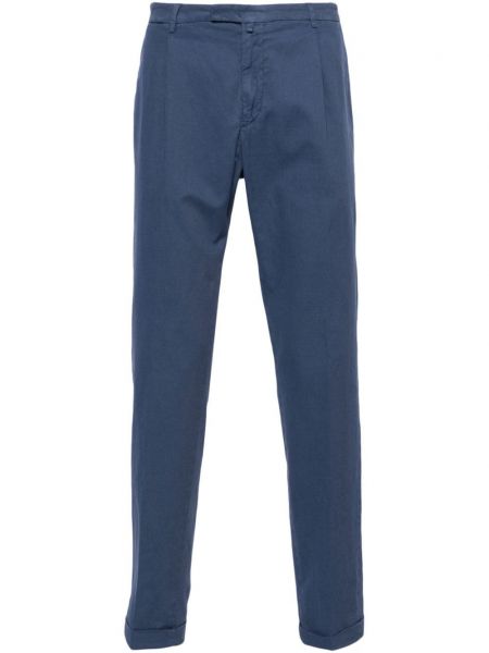 Pantaloni chino plisate Briglia 1949 albastru