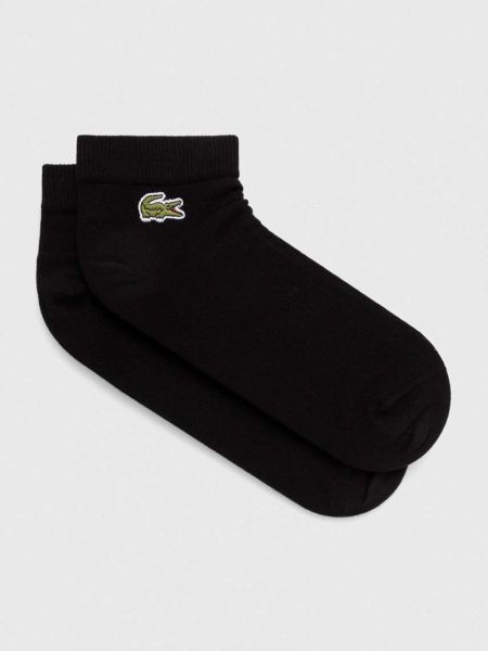 Čarape Lacoste crna