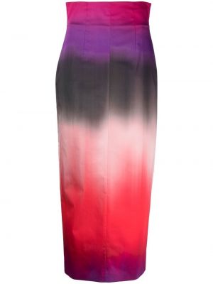 Pouzdrová sukně s přechodem barev Philosophy Di Lorenzo Serafini růžové