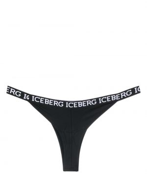 Bikini mit print Iceberg schwarz