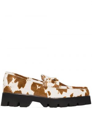 Loafers med print Hyusto brun