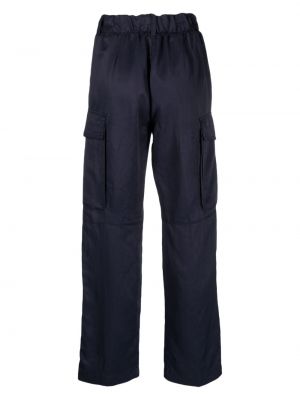 Pantalon cargo avec poches Myths bleu