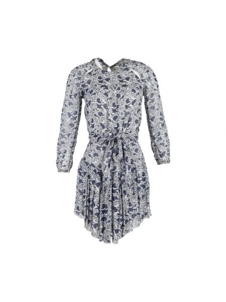 Sukienka bawełniana Isabel Marant Pre-owned niebieska