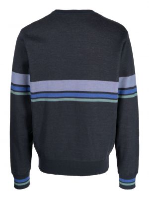 Strick sweatshirt mit print Icecream blau