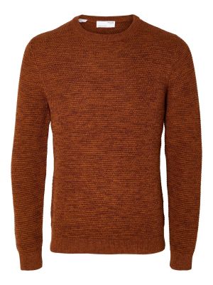 Pull Selected Homme marron