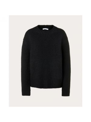 Jersey de lana de tela jersey Helmut Lang negro