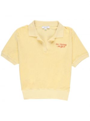 Polo marškinėliai Sporty & Rich geltona