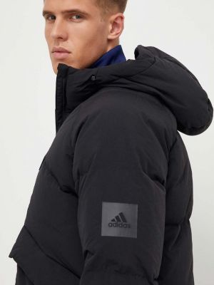 Пухено яке Adidas черно